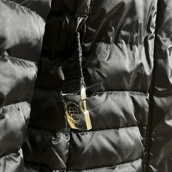 Black Puffer Girl Winter Jacket - Picture 8 of 12
